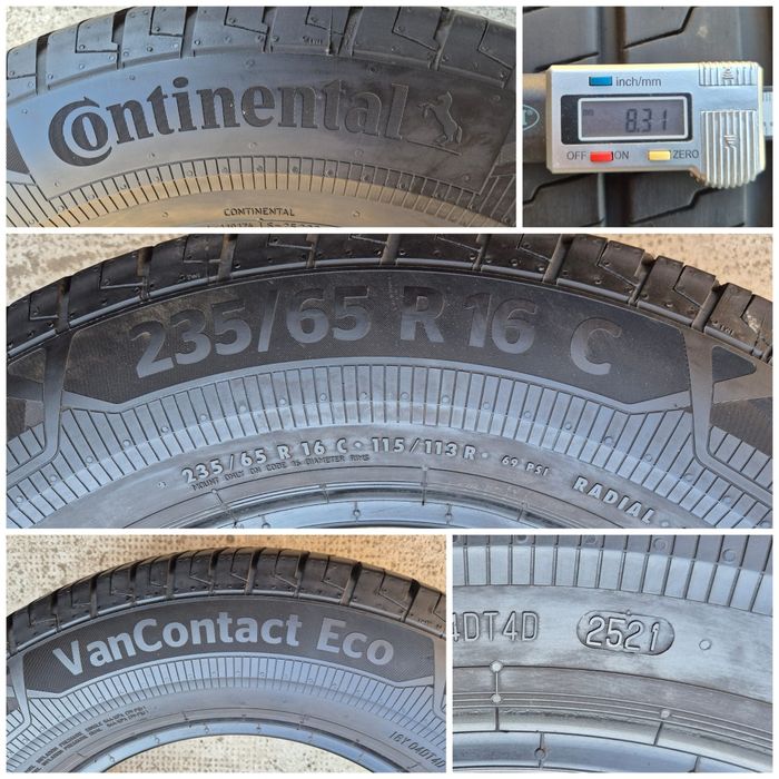 O bucată 235/65 R16C vară - una Michelin Continental Pirelli Hankook