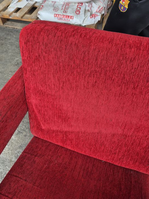 Стол тип кресло червен