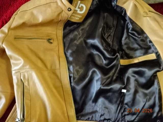 мъжко яке от естествена кожа