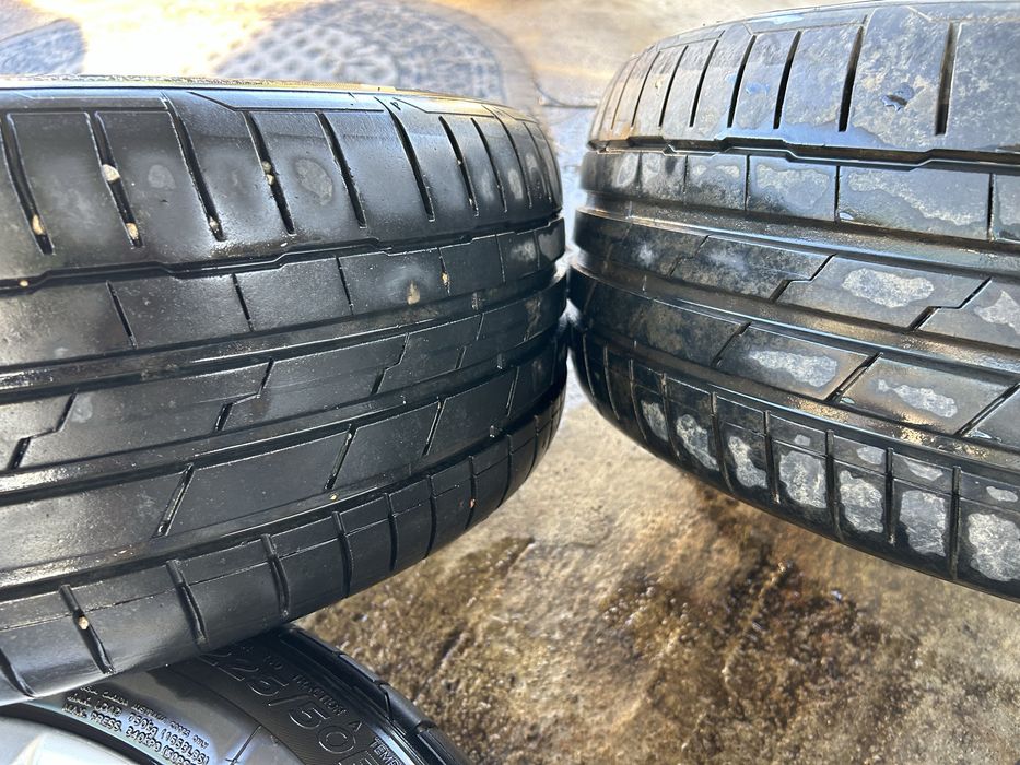 5x112 17 за BMW E60 61 7,5j ET 20 със летни гуми 7мм hankook