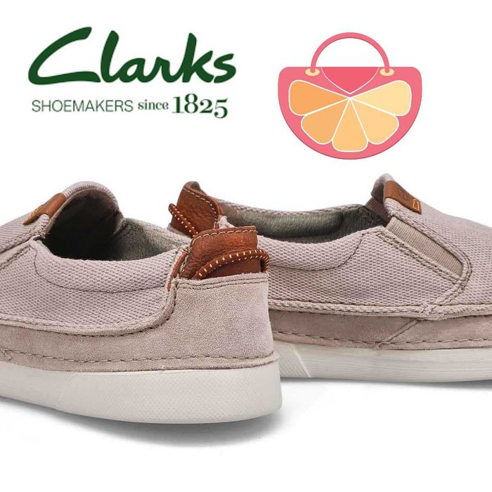 CLARKS № 44 – Мъжки ежедневни обувки/еспадрили нови с кутия