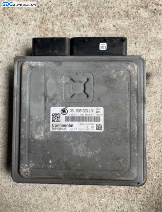 Kit Pornire Calculator Motor ECU Ceasuri Bord Imobilizator Skoda Fabia 2 1.6 TDI CAYB CAYC 2007 - 2014 Cod 03L906023LN [X3161PM] [X3162PM]