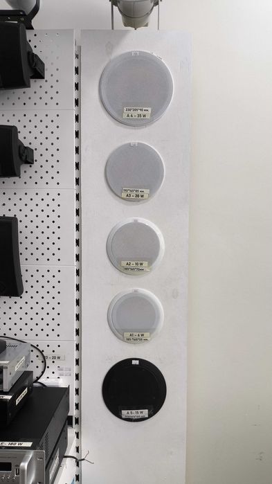 КОЛОНКИ Фондық музыкаға, Қабырғаға/Төбеге арналған УСИЛИТЕЛЬ, Микрофон