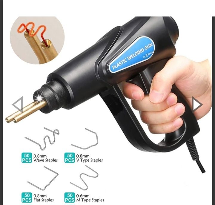 Комплект поялник за пластмаса с 200 броя скоби