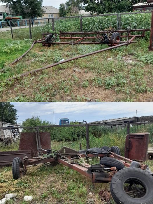 Мтз-80 с Куном и с прицепом косилка