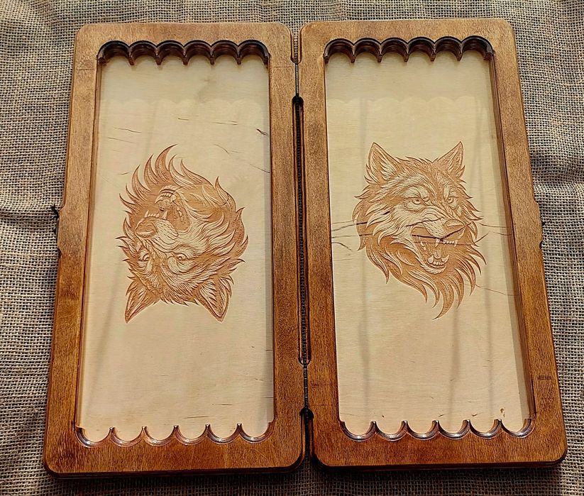 Продам нарды "Волки"