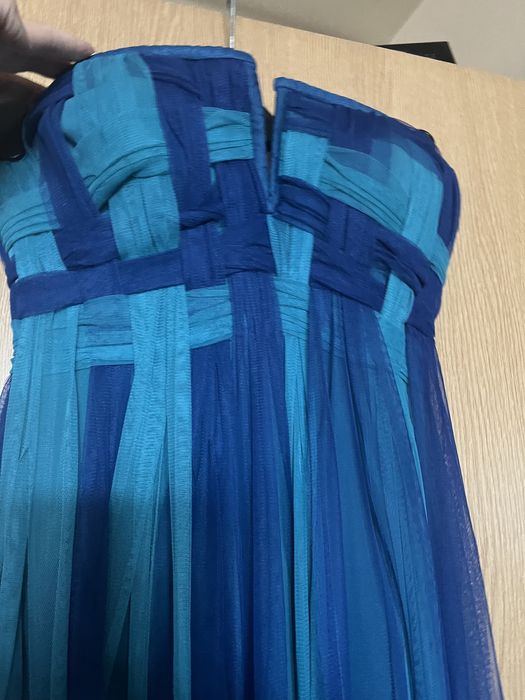 Rochie lunga, relaxata, cu corset