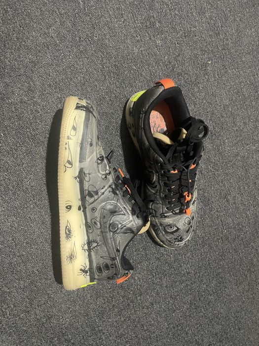 Vand adidasi Nike Air Force 1 Low Experimental Halloween Glow