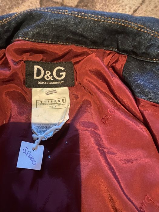 Куртки D&G джинс и кожа