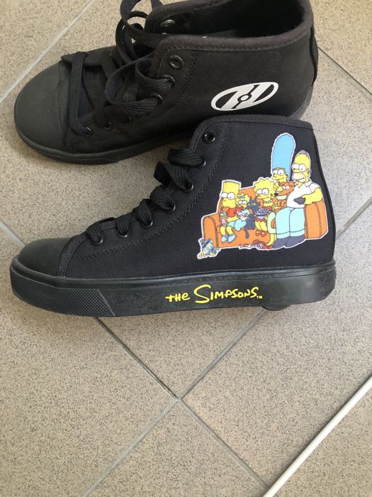 Ghete role copil Heelys X Simpsons Hustle Black