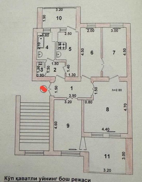 4-х комнатная квартира музей Ислама Каримова ID: 5980