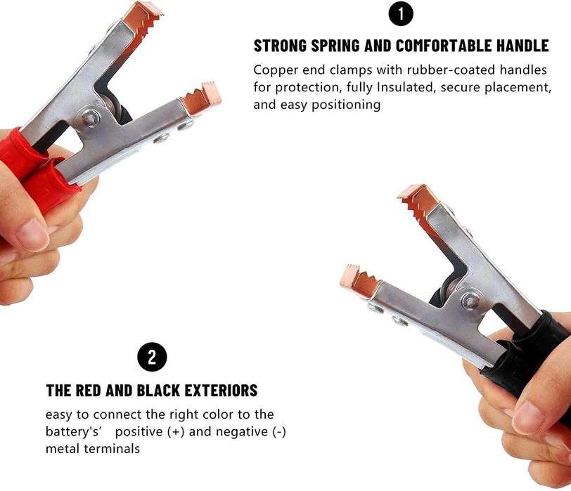 кабели за подаване на ток  automax 1000 a -10.00mm² / дължина 3,5m ...