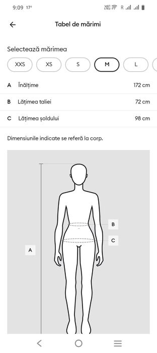 Fustă pantalon mărimea M Sinsay