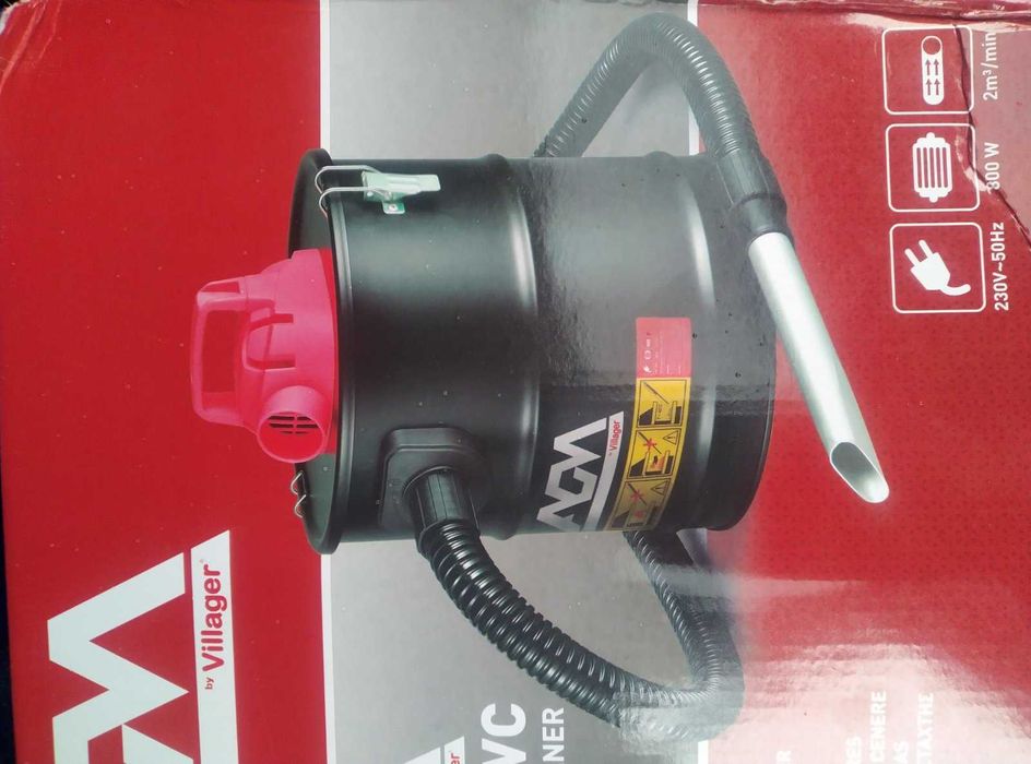 Прахосмукачка за пепел, камини, печки и едри отпадъци 18 л., AGM 800W