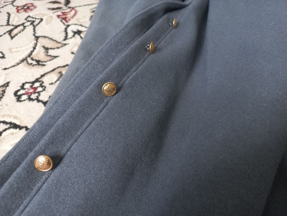 Военный парадный офицерские шинель.  Бонус  парадный ремень