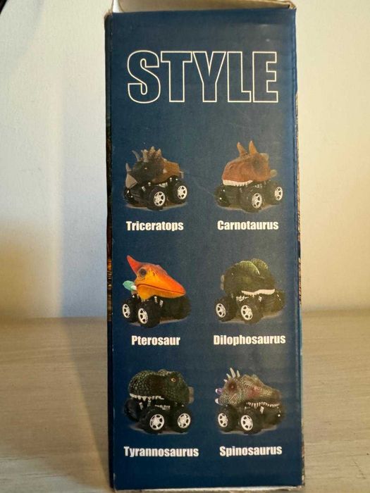 Set 6 Dinozauri Monster Truck 3+ — Noi, Sigilați Individual, în Cutie