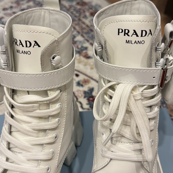 Белые ботинки Prada 1:1