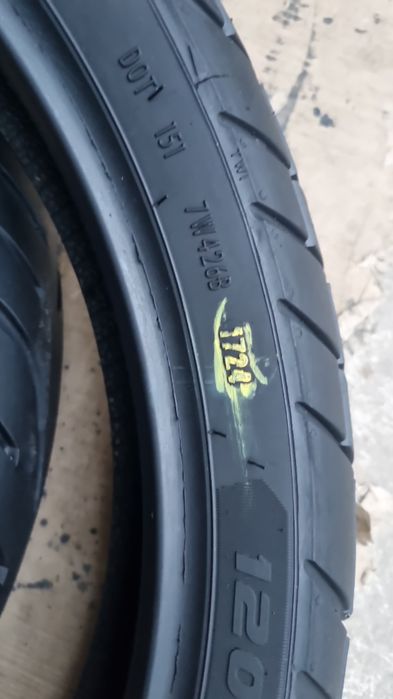 Anvelopa Moto METZELER 120/70 R19 Impecabilă DOT 1724.