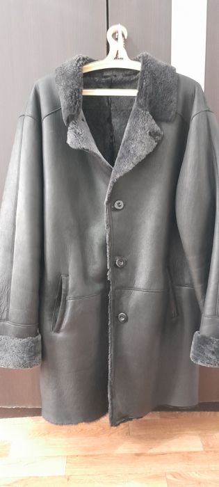 Чёрная дублёнка!