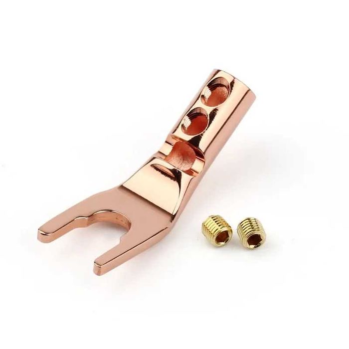 Conectori tip papuc cu doua suruburi de contact - 4 buc.