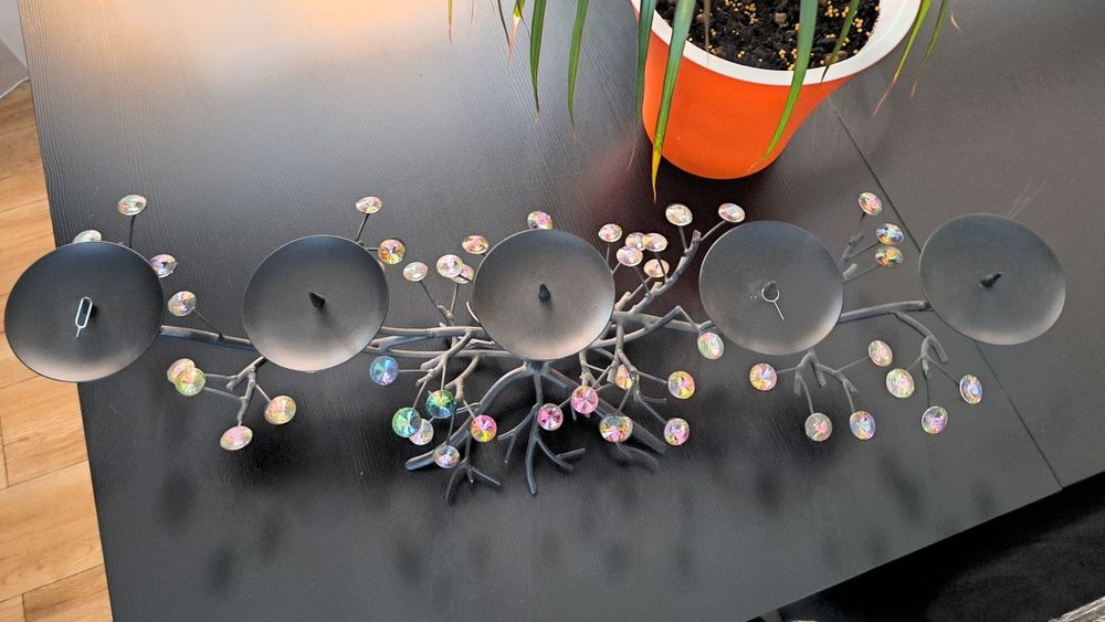 Подсвечник из ковка