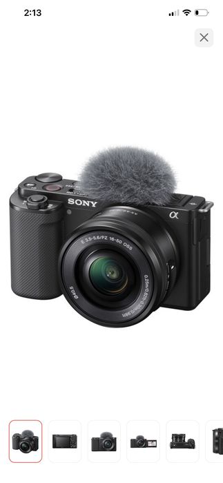 Продам камеру Sony ZV-E10 KIT 16-50mm + 50mm, чёрный