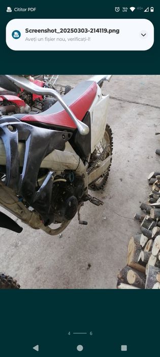 Motocros honda motor cbf 125