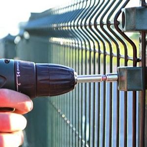 3D Сетка для забора установка