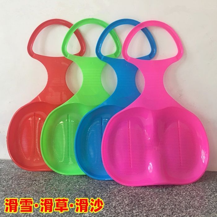 Преносима, пластмасова шейна с дръжка / Цвета се изпраща според наличн