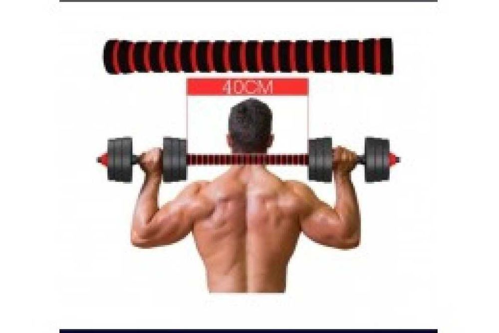 Тренировъчен комплект тежести 15/20кг. лост и принадлежности ръкавици