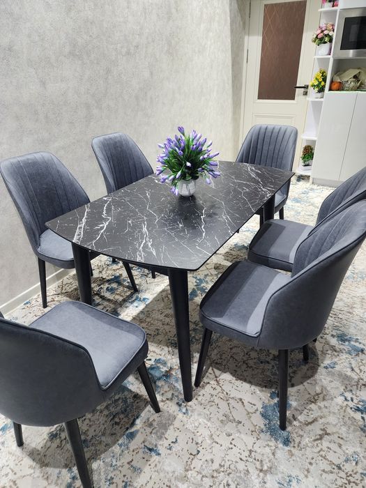 Стол и стулья от комфорт мебель. Для Кухонный наборы.