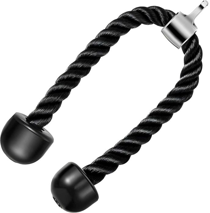 Sfoara pentru Triceps din Nylon cu Manere din Cauciuc Maxim 200kg 70cm