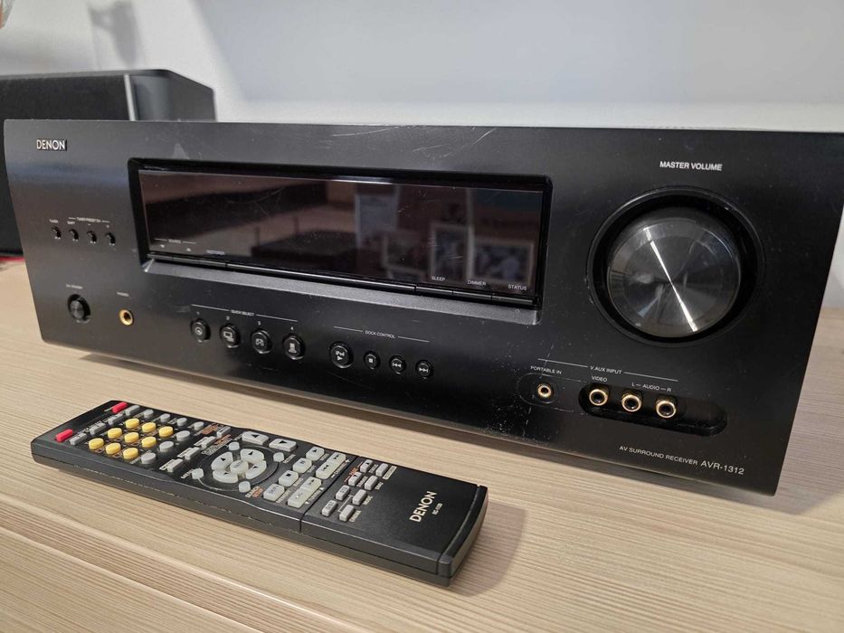 Amplificator statie receiver Denon AVR 1312, 5.1 canale, HDMI, 5 x 110W