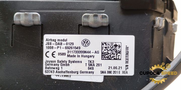 Airbag volan  5NA880201E Volkswagen VW Golf 7 [facelift] [2017 - 2020