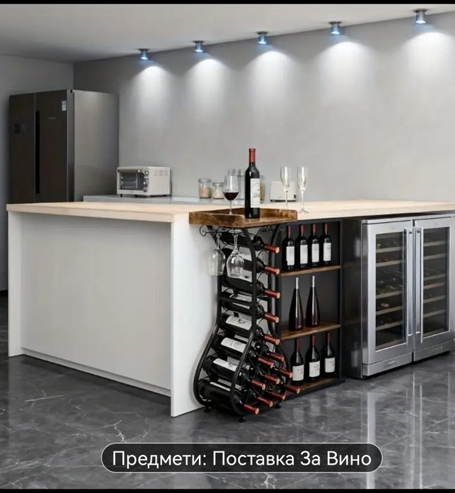 Стелаж за вино на 14 бутилки