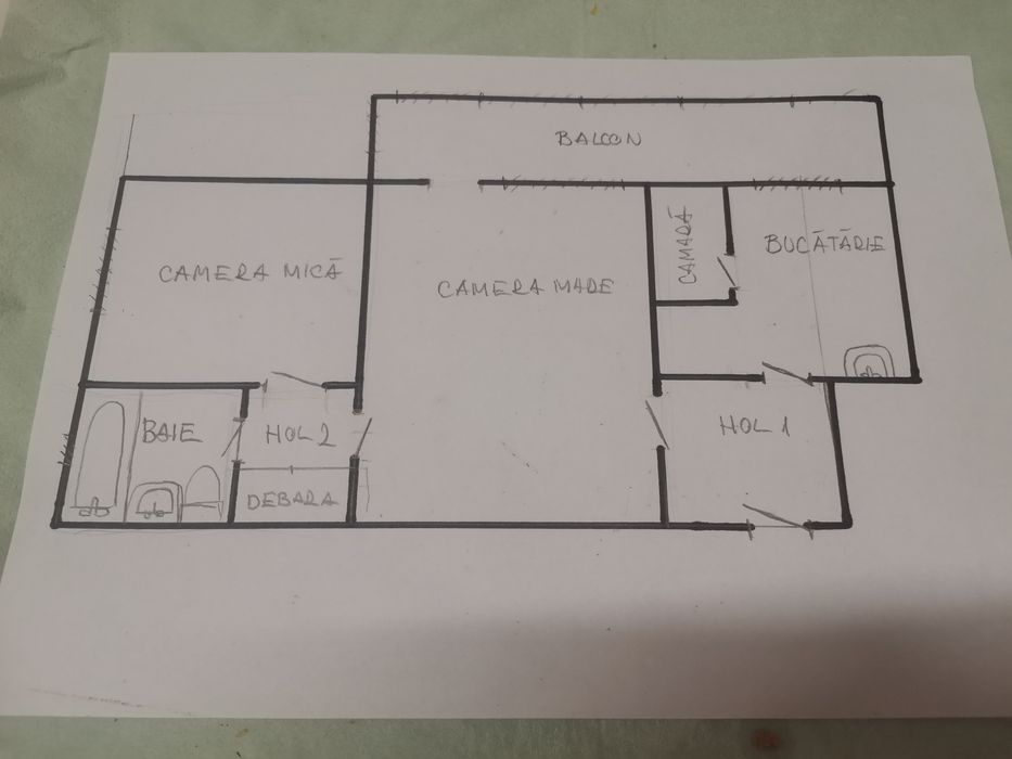 Apartament 2 camere de vânzare