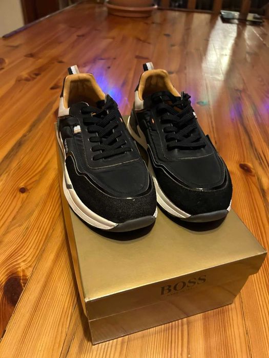 Кожени спортни обувки hugo boss