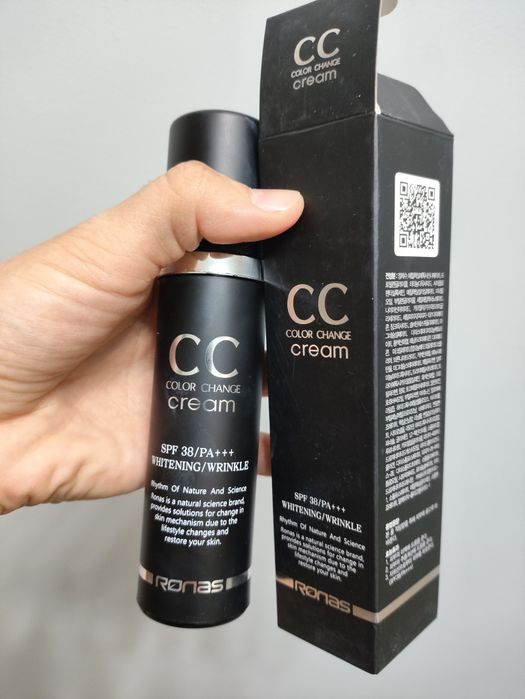 Ronas CC cream bir marta ishlatildigan yangi