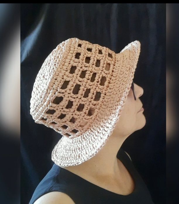 Шляпка летняя натуральная