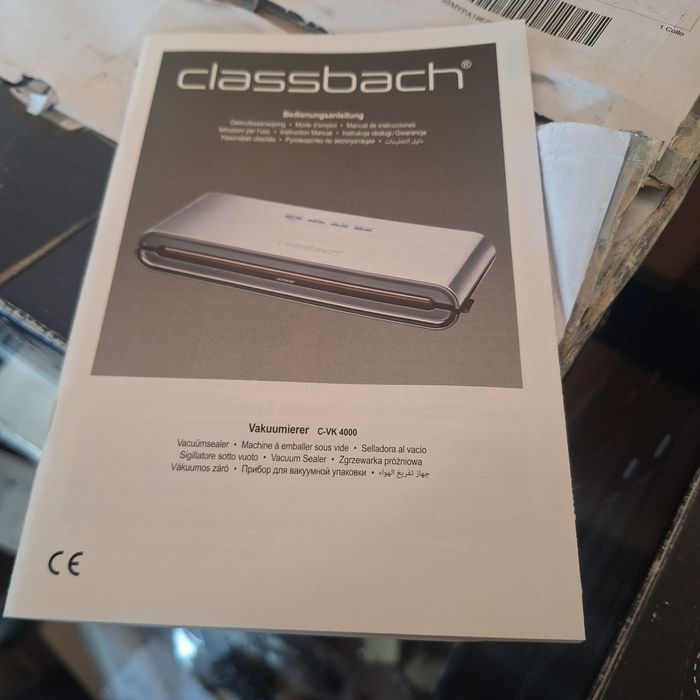 Вакуумираща машина ClassBash - немска нова неизползвана