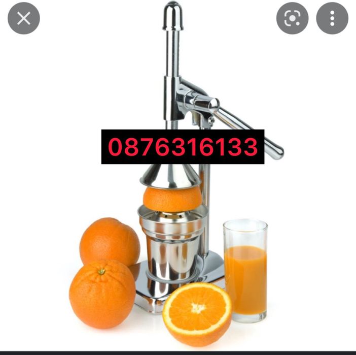 Чисто нова Професионална ръчна цитрус преса, машина за фреш от нар