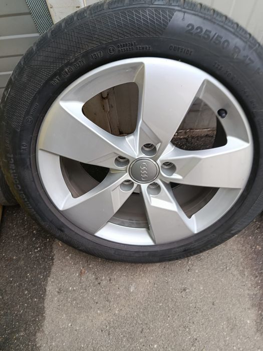 Jante audi, vw, Skoda 5x112 17 , iarna 225 50 17,dot 2017