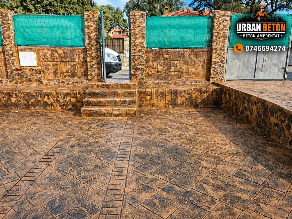 Urban Beton – Beton Amprentat Premium | Curți, Terase, Alei Durabile