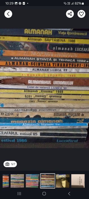 Reviste almanah din perioada comunista