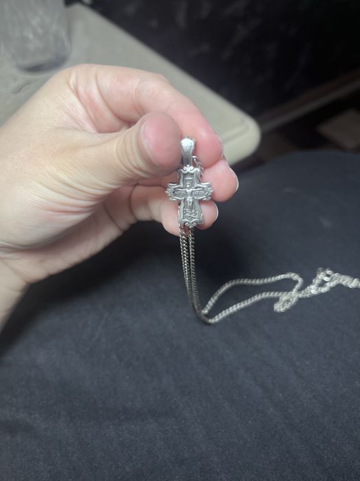 Серебряный крестик. Новый