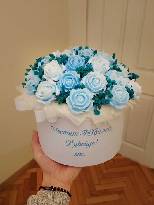 Букети от ароматни глицеринови цветя и др