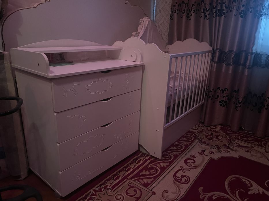 Манеж комод новый