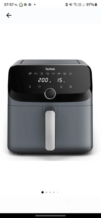 Фритюрник с горещ въздух Tefal Easy Fry Mega EY855BE0, 2020W