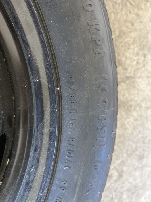 Roata janta rezerva slim cric cheie vw tiguan r18 5x112