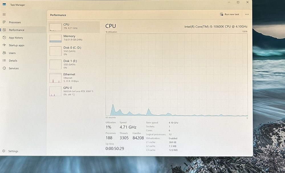 Procesor desktop i5-10600k